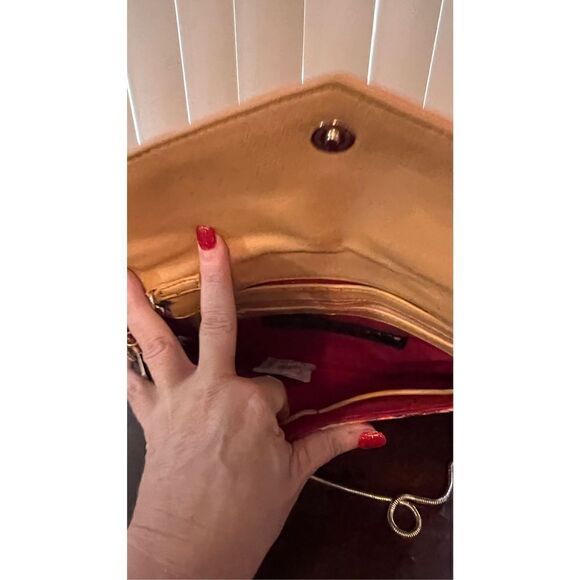 Sondra Roberts Floral Cork clutch shoulder bag NEW - Picture 8 of 10